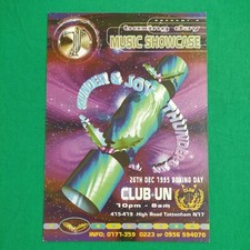 Rave Flyer - A5 - Club UN Thunder and Joy - Rave Flyers, Acid, Old Skool Clubs