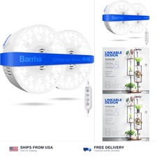 Barrina Orbgrow OG09 Puck Grow Light, 5000K 18W 2 x 9W, 270 Watt Equiv , Full...