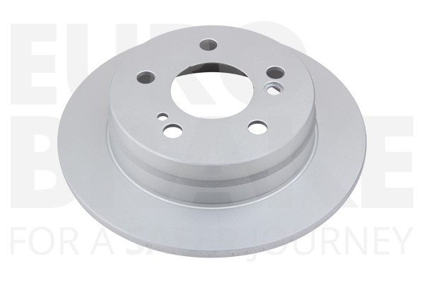 2X Bremsscheibe Hinterachse Voll Ø258Mm FüR Mercedes-Benz 190 W201 Saloon W124-image