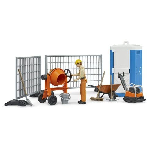 Bruder Kit Di Costruzione Bworld Cantiere 1:16 - Immagine 3
