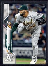 2020 Topps Update Advanced Stats Yusmeiro Petit 181/300 Oakland Athletics #U-84