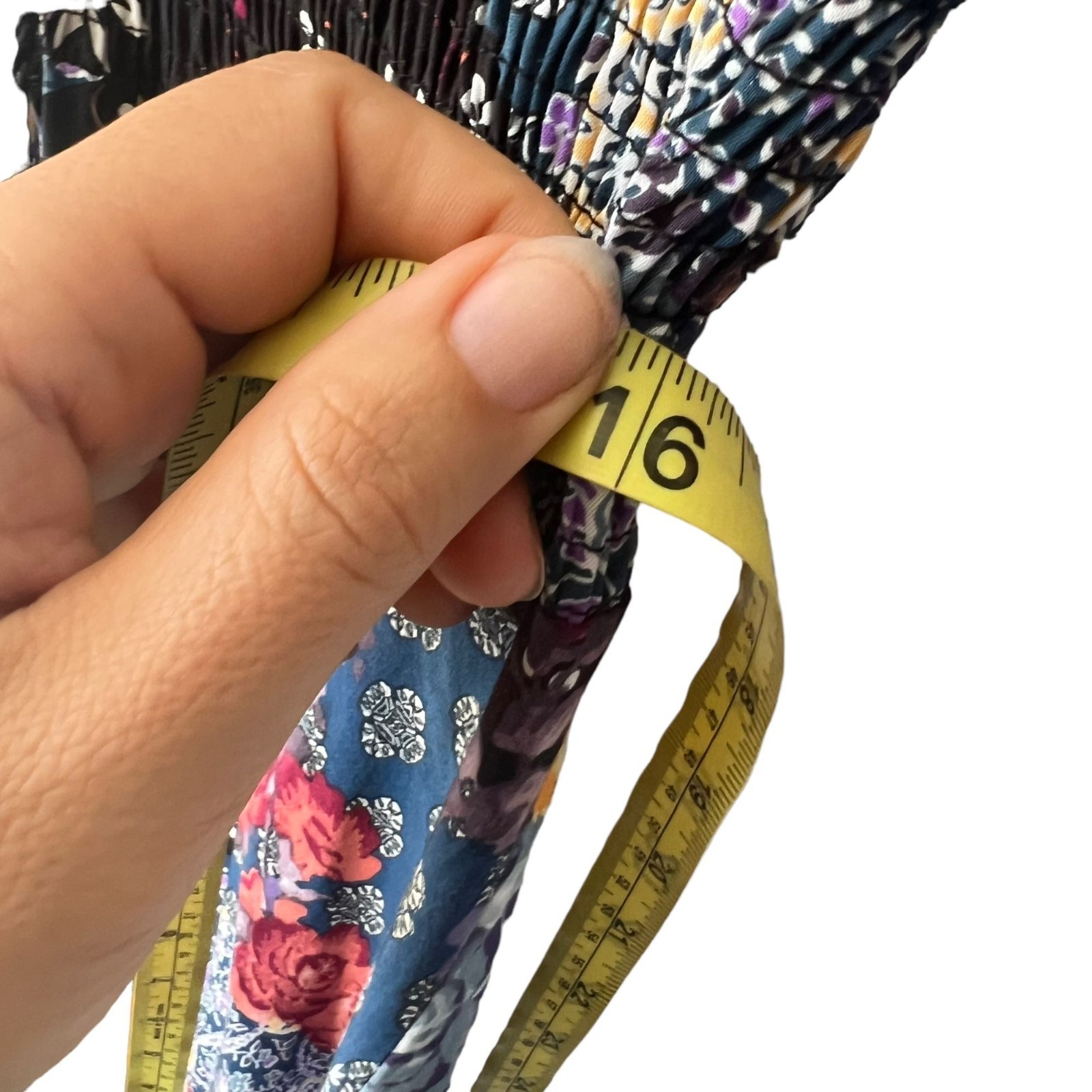 Jaase Black Multicolor Patchwork Button Up Half S… - image 12