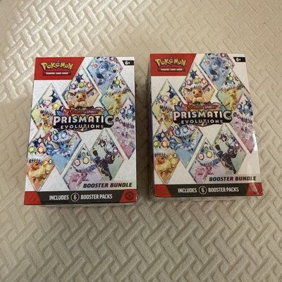 2x Pokemon Prismatic Evolutions Booster Bundle Brand New Factory Sealed SHIP NOW