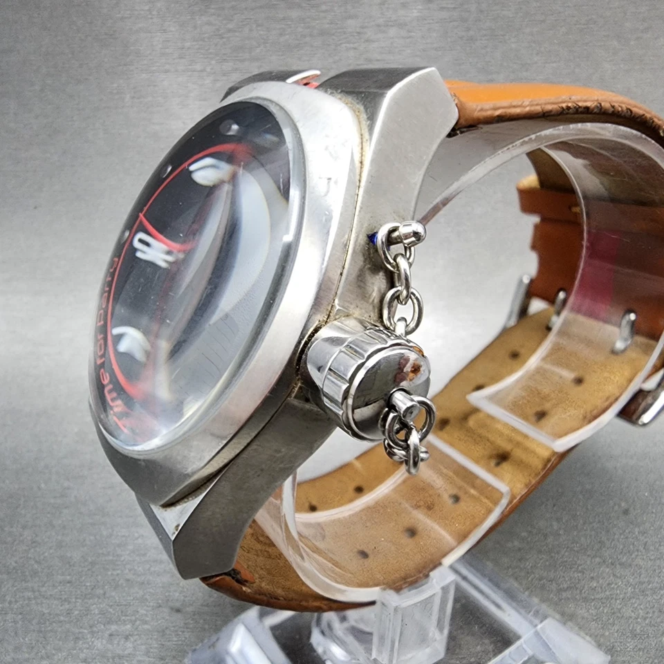 Dolce & Gabbana Zango Watch Men 41mm Black Dial Silver Tone Round New Battery - Image 3 of 4