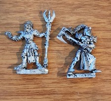 Ral Partha Fantasy Adventurers Dark Elf / Elves OOP métal vintage lot de 2