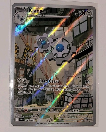 Pokemon TCG Klang 140/086 Illustration Rare Full Art SV: Black Bolt NM English