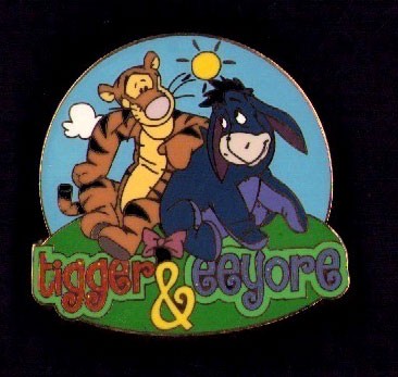 Disney 2007 TIGGER & EEYORE Disneyland DLR Pin