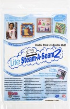Lite Steam-A-Seam 2 Double Stick Fusible Web 9"X12" 5/Pkg