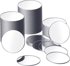 25 Pcs Small round Mirrors for Crafts Adhesive round Mirror Tiles for Centerpiec