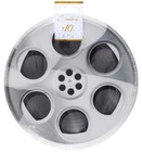 Hollywood Party Paper Plates Film Reel Design Pack of 10 – Movie Night Tableware
