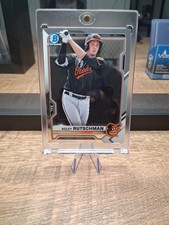 💎 ADLEY RUTSCHMAN 2021 BOWMAN CHROME BCP-121 💎 All-Star Orioles Catcher!