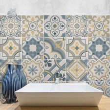 Stickers PVC tiles kitchen bathroom tiles stickers waterproof wall 15x15