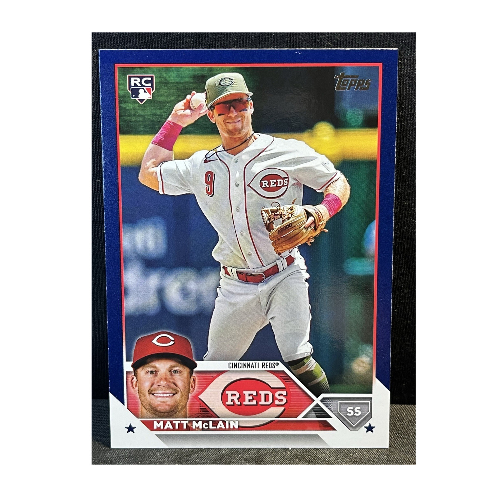 Topps 2023 Update Series Matt McLain RC Royal Blue #US199 Cincinnati Reds