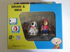 K’nex Family Guy Brian & Meg Buildable Figures – New Unopened Box – 2013