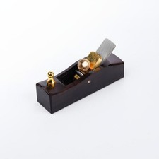 Ebony Trimming Plane Brass Fittings Mini Wood Planer Compact Size for Hobbyists