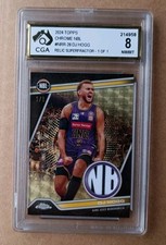 Marketplace image: DJ Hogg Topps Chrome NBL Relics Superfractor 1/1 - 2023/24 - CGA 8 NM Not PSA