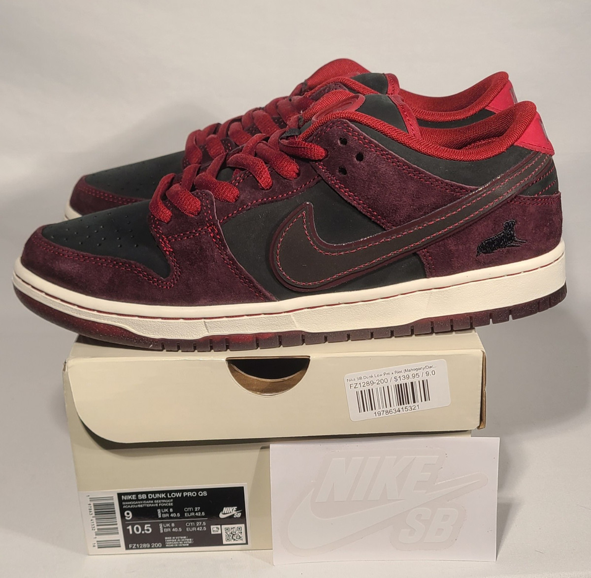 Nike SB Dunk Low Pro QS x Riot Skateshop | Mens Sz 9 Nike SB Dunk Low Pro QS x Riot Skateshop | Mens Sz 9