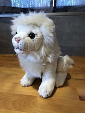 FAO Schwartz White Lion 7" Plush Stuffed Animal -C