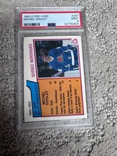 1983 O-PEE-CHEE OPC HOCKEY CARD PSA 9 QUEBEC NORDIQUES MICHEL GOULET LEADERS