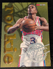 1997 NBA Hoops Allen Iverson #12 Of 30 Philadelphia 76er’s - Rookie Card. rookie card picture