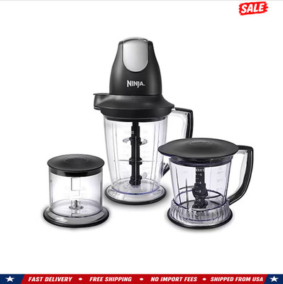 Ninja Master Prep Pro QB1004 450W Blender Smoothie Maker Ice Crusher Food Choppe