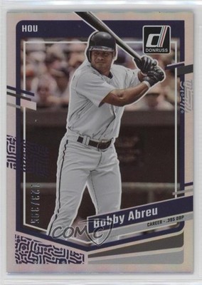 2023 Panini Donruss Career Stat Line 123/395 Bobby Abreu #235 08jk