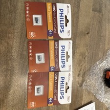 Philips UHS-I microSD Card 64GB  LOT OF 3  New