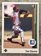 1989 Upper Deck Tom Glavine  #360 IP Auto Autograph
