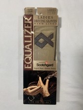 Vintage Berkshire Equalizer Ladies Driving Gloves Black w/ Scotchgard NEW IN BOX