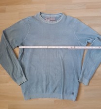 Tom Tompson Denim Herren Strickpullover Rundh...