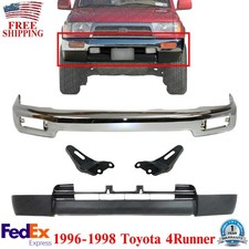 Front Chrome Bumper Lower Valance Brackets For 1996-1998 Toyota 4runner