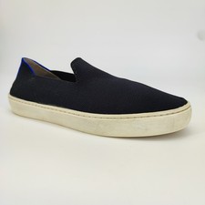 Rothy's The Original Slip-On Women's Size 8 Sneakers Black Solid Knit Washable