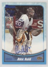 1999-00 Bowman CHL Alex Auld #BA21 Rookie Auto RC 4f5