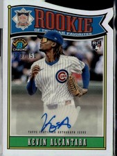 (5816) Kevin Alcántara #/150 2025 Bowman Chrome Rookie of the Year Auto RC