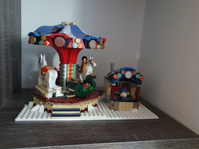 LEGO Creator Expert:Winter Village Market(10235) horse ride, drinks station only