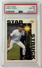 (MA6) 1996 Score "Star Struck" Derek Jeter Rookie RC Yankees PSA 10 GEM MINT