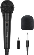 Handheld Wired Microphone, Cardioid Dynamic Vocal Mic with 13Ft Cable