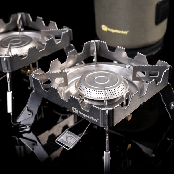 Ridgemonkey Quad Connect Stove Pro Full Kit Carp Fishing