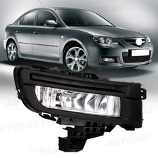 Right Front Bumper Drl Fog Light For Mazda 3 Sadan 2007-2009 Halogen Fog Lamp Right Front Bumper Drl Fog Light For Mazda 3 Sadan 2007-2009 Halogen Fog Lamp