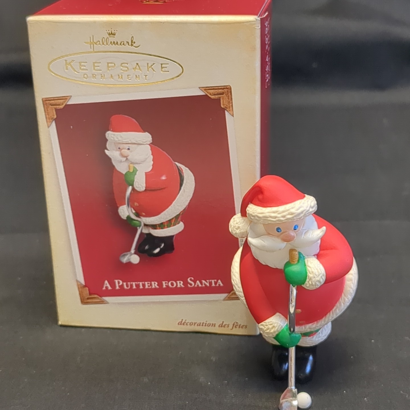 Hallmark 2005 A Putter for Santa Christmas Tree Ornament