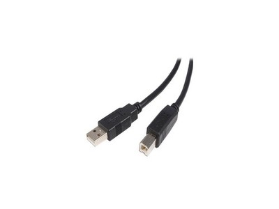 StarTech.com USB2HAB10 10 ft. Black USB 2.0 A to B Cable