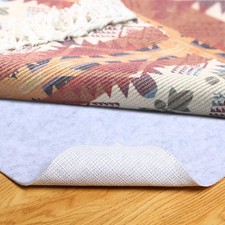 Non Slip Rug Pad, Natural Rubber Backing Rug Pads 1/4  Thick, Felt Rug Grippe...