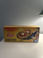 Stranger Things Eggo Card Game Hasbro Netflix Merchandise Open Box