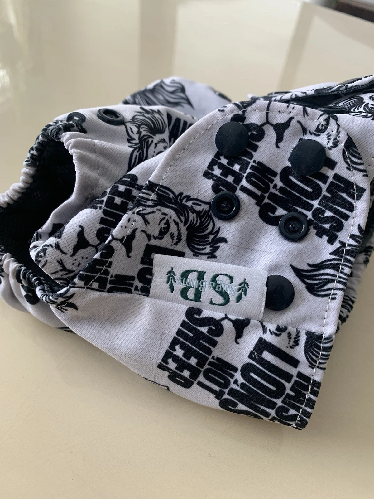 SugaBum Cloth Pocket Diaper “Raise Lions Not Sheep” Limited Edition (no Insert)