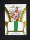 2024-25 Panini Flawless Jayson Tatum Jumbo GU Patch Gold /10