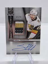 Shea Theodore 2024-25 UD The Cup Sig G/U Patch On-Card Auto /99 Golden Knights!