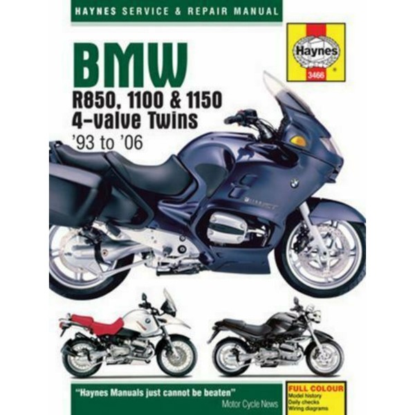 Bmw R850, 1100 Und 1150 4-Ventiler (1993 - 2006) Reparaturhandbuch Haynes-image
