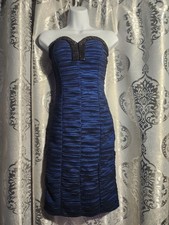 The Midnight Ruche Strapless Dress