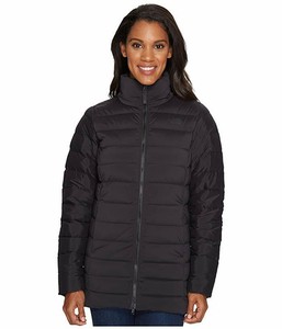 women's stretch down parka black
