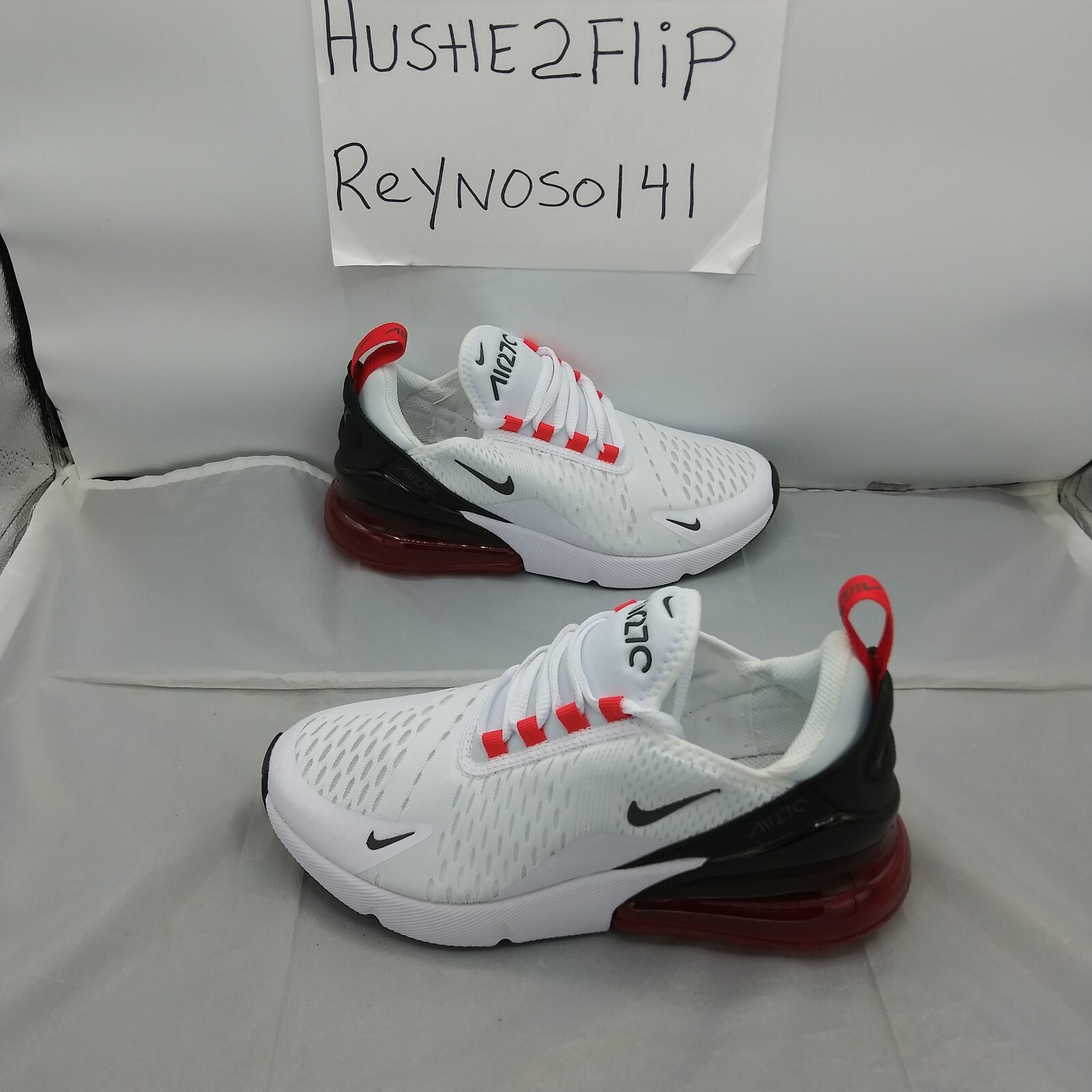 Nike Air Max 270 GS White Red Youth 